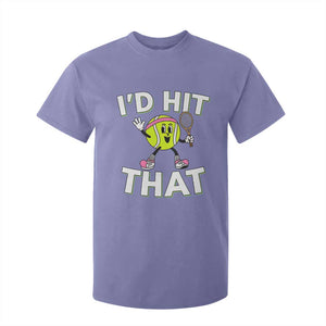 Funny Tennis Quote T Shirt For Kid Id Hit That TS12 Violet Print Your Wear