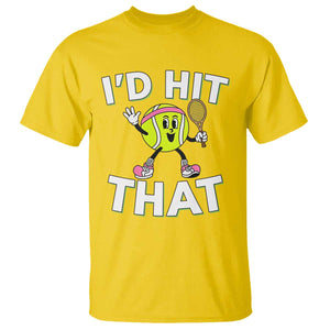 Funny Tennis Quote T Shirt Id Hit That TS12 Daisy Print Your Wear