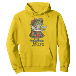 Funny Cinco De Mayo Frog Hoodie I Have To Drink Margs TS12 Daisy Print Your Wear