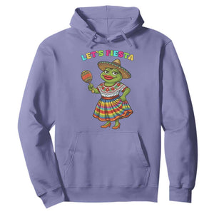 Funny Cinco De Mayo Sexy Frog Hoodie Lets Fiesta TS12 Violet Print Your Wear