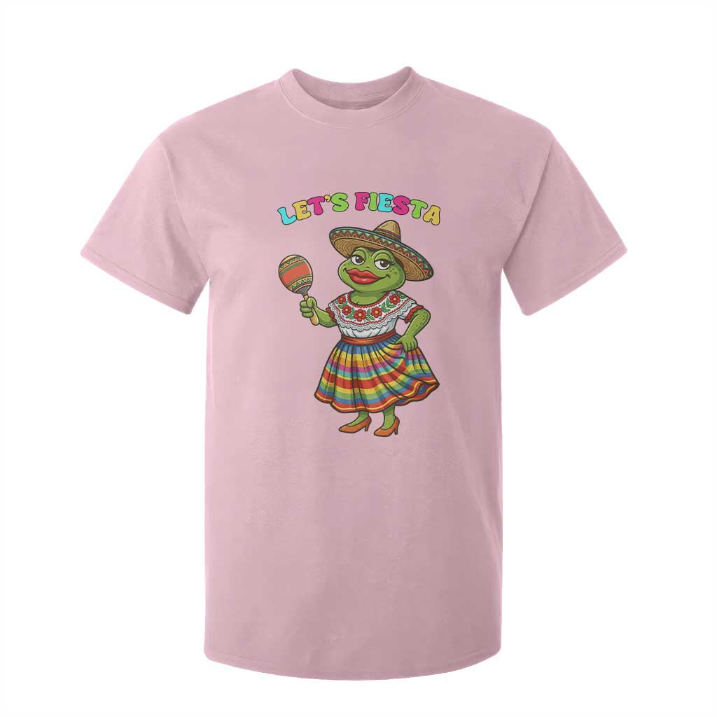 Funny Cinco De Mayo Sexy Frog T Shirt For Kid Lets Fiesta TS12 Light Pink Print Your Wear