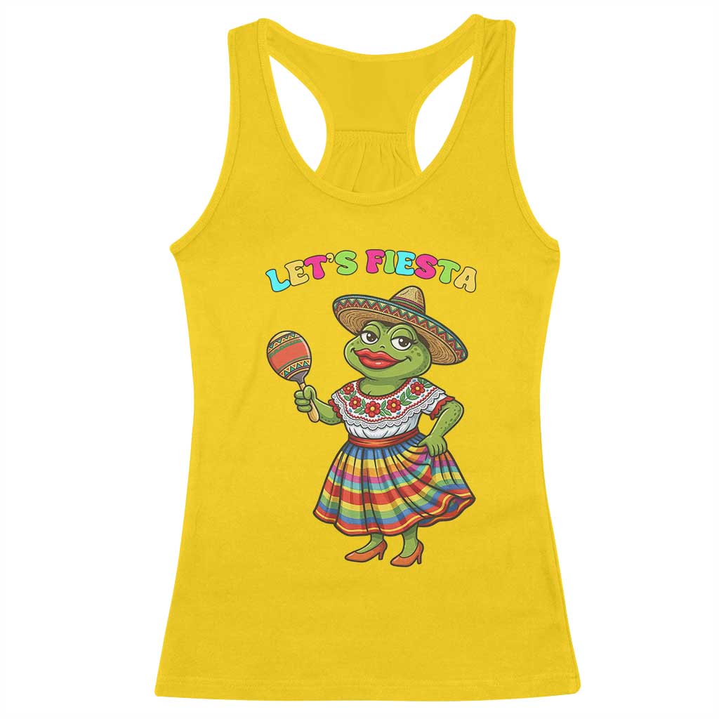 Funny Cinco De Mayo Sexy Frog Racerback Tank Top Lets Fiesta TS12 Daisy Print Your Wear