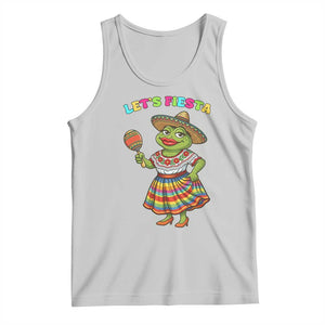 Funny Cinco De Mayo Sexy Frog Tank Top Lets Fiesta TS12 Ash Print Your Wear