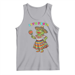 Funny Cinco De Mayo Sexy Frog Tank Top Lets Fiesta TS12 Athletic Heather Print Your Wear