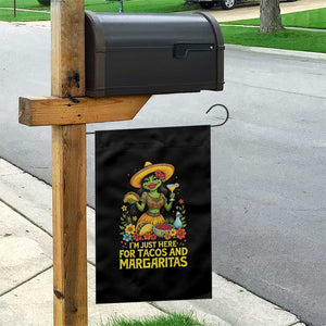 Funny Cinco De Mayo Frog Garden Flag Just Here For Tacos And Margaritas TS12 Print Your Wear