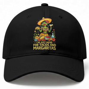 Funny Cinco De Mayo Frog Baseball Cap Just Here For Tacos And Margaritas TS12 Print Your Wear