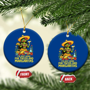 Funny Cinco De Mayo Frog Ceramic Ornament Just Here For Tacos And Margaritas TS12 1pc Blue Print Your Wear
