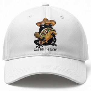 Grumpy Frog Cinco De Mayo Baseball Cap Came For The Tacos TS12 Print Your Wear