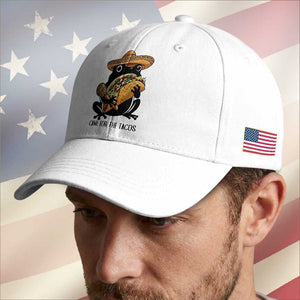 Grumpy Frog Cinco De Mayo Baseball Cap Came For The Tacos TS12 Print Your Wear