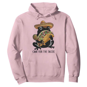 Grumpy Frog Cinco De Mayo Hoodie Came For The Tacos TS12 Light Pink Print Your Wear