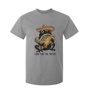 Grumpy Frog Cinco De Mayo T Shirt For Kid Came For The Tacos TS12 Sport Gray Print Your Wear