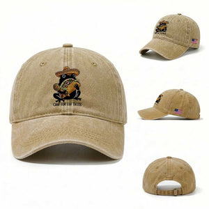 Grumpy Frog Cinco De Mayo Washed Cotton Baseball Cap Came For The Tacos TS12 Washed Cap Universal Fit Khaki Print Your Wear
