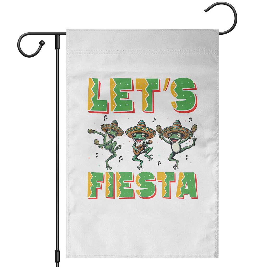 Funny Mariachi Frog Guitar Fiesta Garden Flag Cinco De Mayo Gift TS12 White Print Your Wear