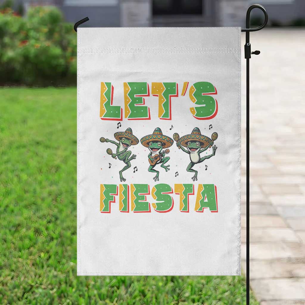 Funny Mariachi Frog Guitar Fiesta Garden Flag Cinco De Mayo Gift TS12 Print Your Wear