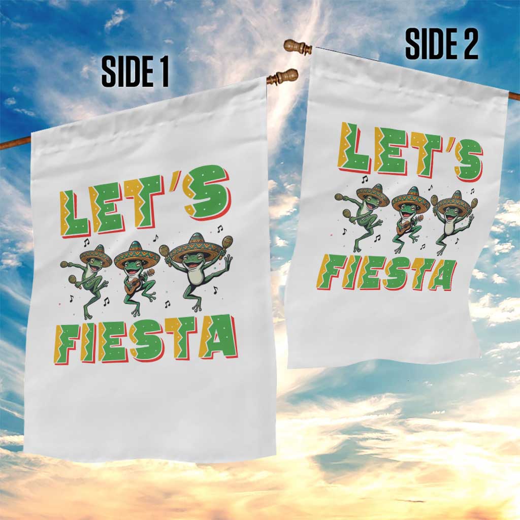 Funny Mariachi Frog Guitar Fiesta Garden Flag Cinco De Mayo Gift TS12 Print Your Wear
