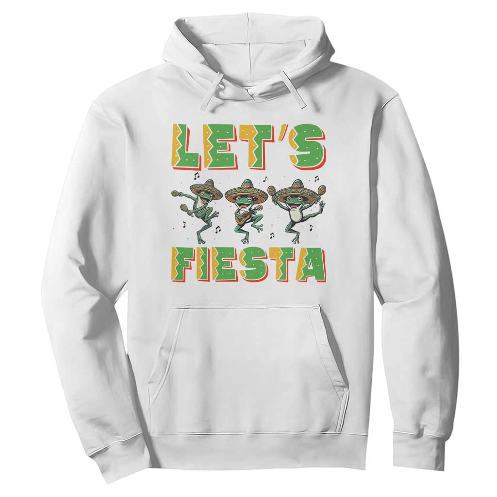Funny Mariachi Frog Guitar Fiesta Hoodie Cinco De Mayo Gift TS12 White Print Your Wear