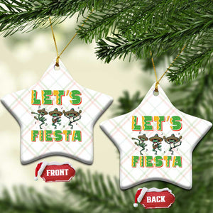 Funny Mariachi Frog Guitar Fiesta Ceramic Ornament Cinco De Mayo Gift TS12 Print Your Wear