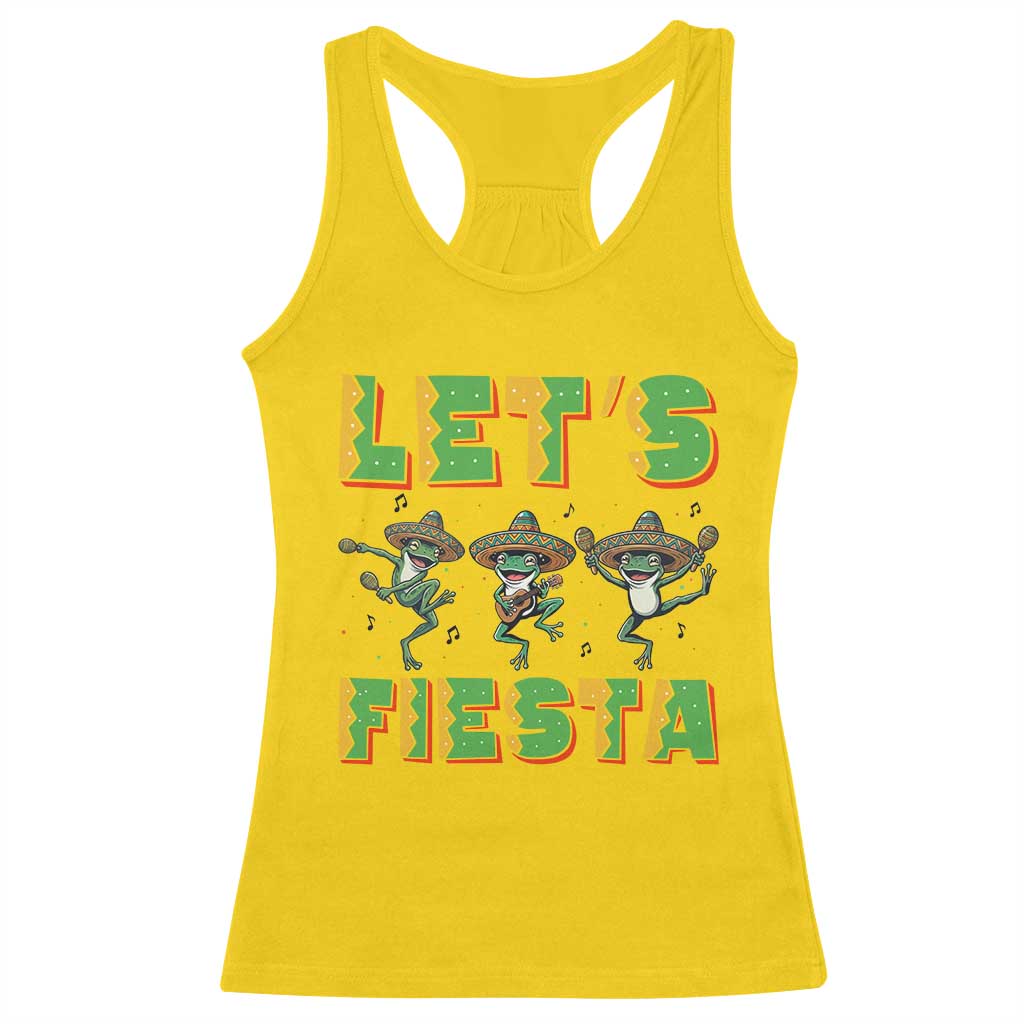 Funny Mariachi Frog Guitar Fiesta Racerback Tank Top Cinco De Mayo Gift TS12 Daisy Print Your Wear