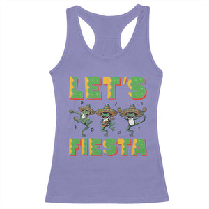 Funny Mariachi Frog Guitar Fiesta Racerback Tank Top Cinco De Mayo Gift TS12 Violet Print Your Wear