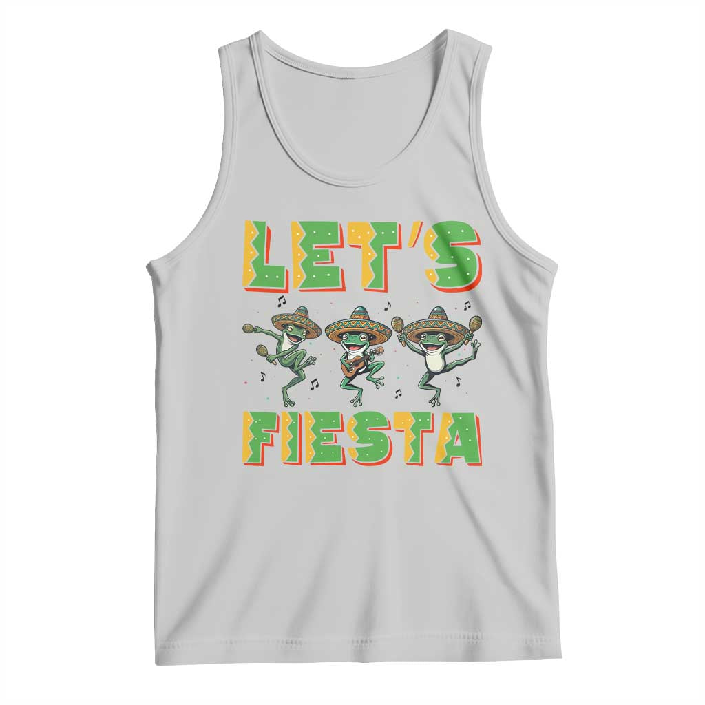 Funny Mariachi Frog Guitar Fiesta Tank Top Cinco De Mayo Gift TS12 Ash Print Your Wear