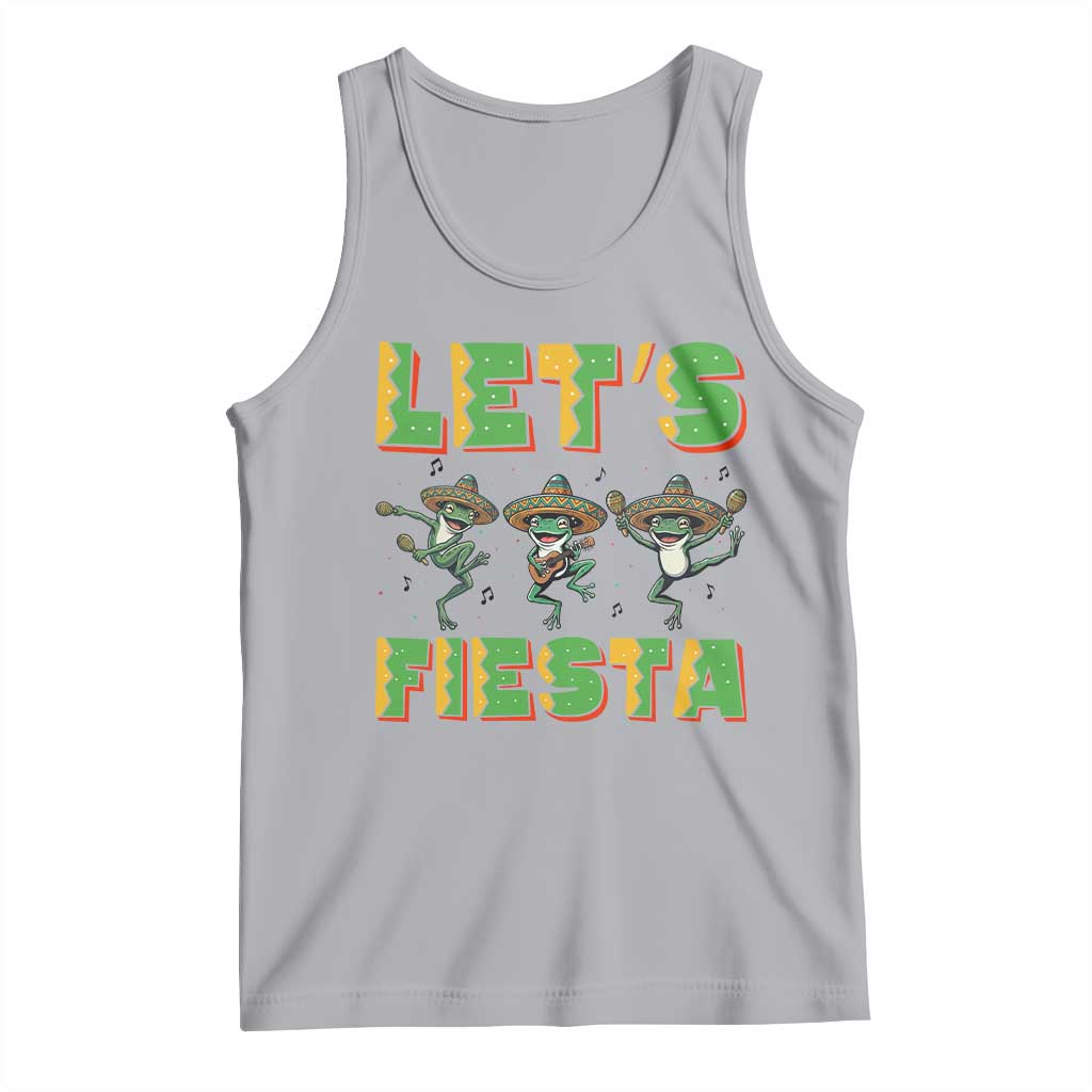 Funny Mariachi Frog Guitar Fiesta Tank Top Cinco De Mayo Gift TS12 Athletic Heather Print Your Wear