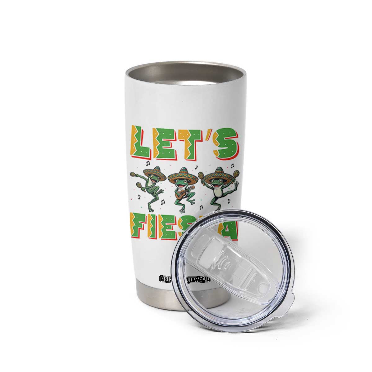 Funny Mariachi Frog Guitar Fiesta Tumbler Cup Cinco De Mayo Gift TS12 Print Your Wear