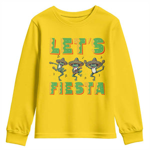 Funny Mariachi Frog Guitar Fiesta Youth Sweatshirt Cinco De Mayo Gift TS12 Daisy Print Your Wear
