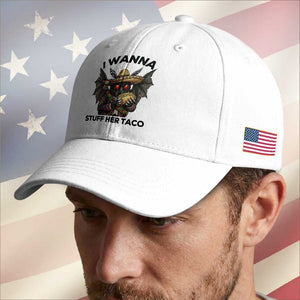 Funny Cinco De Mayo Mothman Baseball Cap I Wanna Stuff Her Taco TS12 Print Your Wear