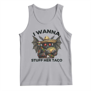 Funny Cinco De Mayo Mothman Tank Top I Wanna Stuff Her Taco TS12 Athletic Heather Print Your Wear