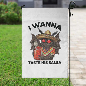 Funny Cinco De Mayo Mothman Garden Flag I Wanna Taste His Salsa TS12 Print Your Wear