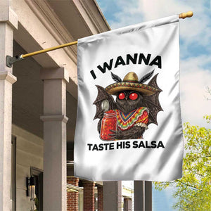 Funny Cinco De Mayo Mothman Garden Flag I Wanna Taste His Salsa TS12 Print Your Wear