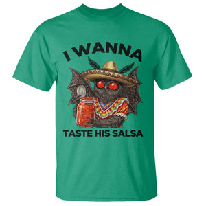 Funny Cinco De Mayo Mothman T Shirt I Wanna Taste His Salsa TS12 Irish Green Print Your Wear