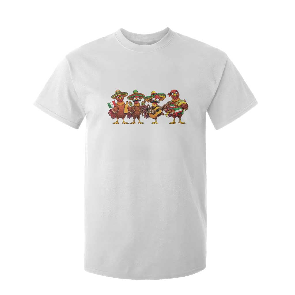 Funny Cinco De Mayo Chicken Squad T Shirt For Kid Mexican Party Celebration Gift TS12 White Print Your Wear