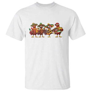 Funny Cinco De Mayo Chicken Squad T Shirt Mexican Party Celebration Gift TS12 White Print Your Wear