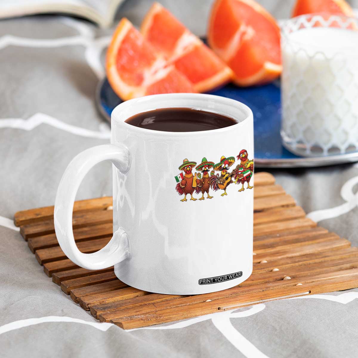 Funny Cinco De Mayo Chicken Squad Coffee Mug Mexican Party Celebration Gift TS12 Print Your Wear