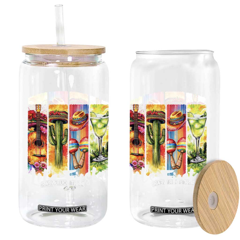 Lets Fiesta Glass Can Funny Cinco De Mayo Party Celebration TS12 Print Your Wear