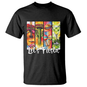 Lets Fiesta T Shirt Funny Cinco De Mayo Party Celebration TS12 Black Print Your Wear
