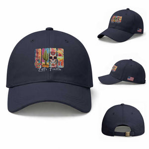 Cinco De Mayo Lets Fiest Baseball Cap Funny Mexican Party Gift TS12 Baseball Cap Universal Fit Navy Print Your Wear