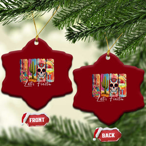 Cinco De Mayo Lets Fiest Ceramic Ornament Funny Mexican Party Gift TS12 Print Your Wear