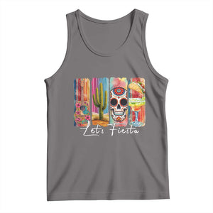 Cinco De Mayo Lets Fiest Tank Top Funny Mexican Party Gift TS12 Deep Heather Print Your Wear