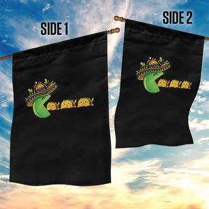 Cinco De Mayo Retro Game Garden Flag Funny Sombrero Character Chasing Taco Cat TS12 Print Your Wear
