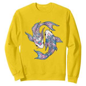 Transgender Ally Koi Fish Sweatshirt Funny Japanese Art Graphic TS12 Daisy Print Your Wear