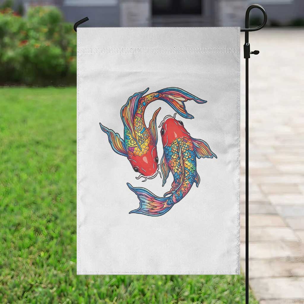 Rainbow Koi Fish LGBTQ Pride Garden Flag Colorful Japanese Carp TS12 Print Your Wear