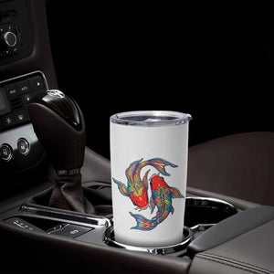 Rainbow Koi Fish LGBTQ Pride Tumbler Cup Colorful Japanese Carp TS12 Print Your Wear