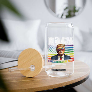 Make America Gay Again Glass Can LGBTQ Political Satire TS12 Print Your Wear