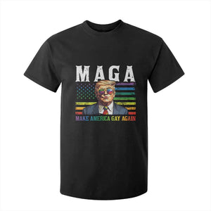 Make America Gay Again T Shirt For Kid LGBTQ Political Satire TS12 Black Print Your Wear