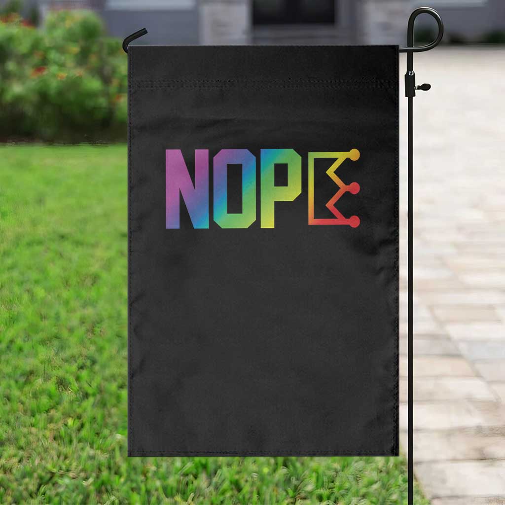Nope No Kings Graphic Garden Flag Humorous Political Gift TS12 Print Your Wear