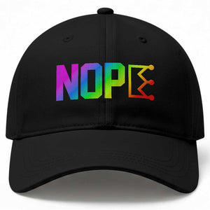 Nope No Kings Graphic Baseball Cap Humorous Political Gift TS12 Print Your Wear