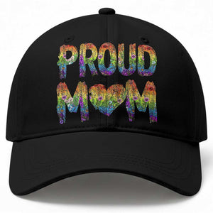 Proud Mom LGBTQ Human Rights Support Baseball Cap TS12 Print Your Wear