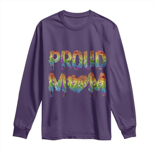 Proud Mom LGBTQ Human Rights Support Long Sleeve Shirt TS12 Purple Print Your Wear
